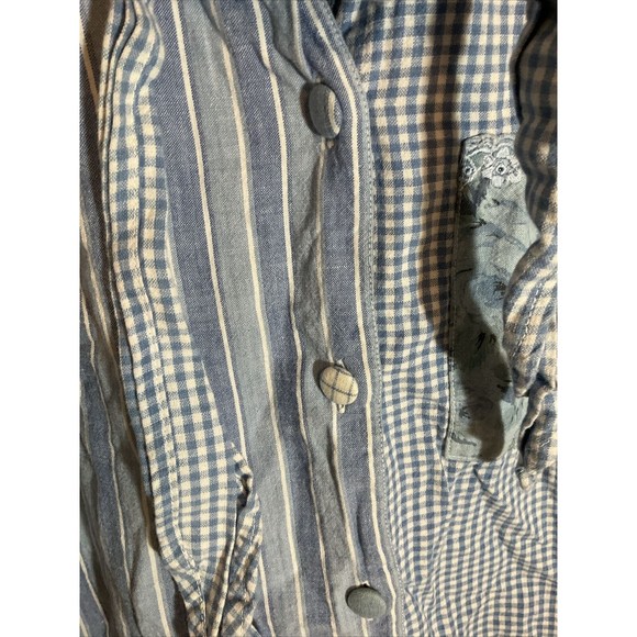 Susan Bristol Women’s 10 Shirt S Skirt Combo Blue Denim Fashion Cottagecore Fine - Picture 4 of 13